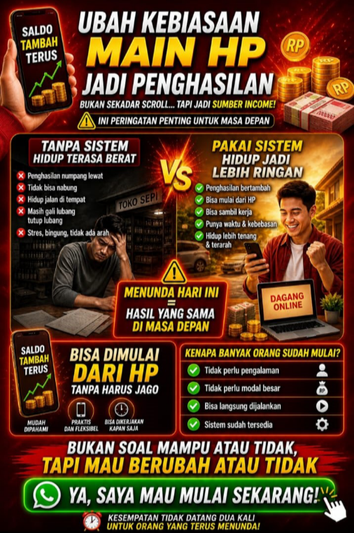 Tanpa Sistem vs Pakai Sistem